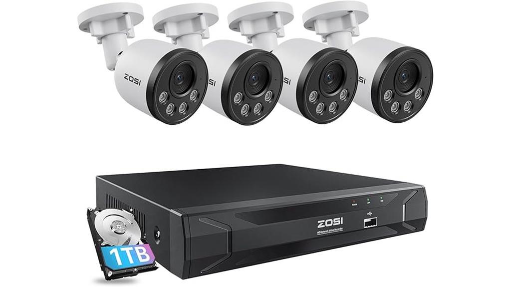 5mp 8ch poe camera