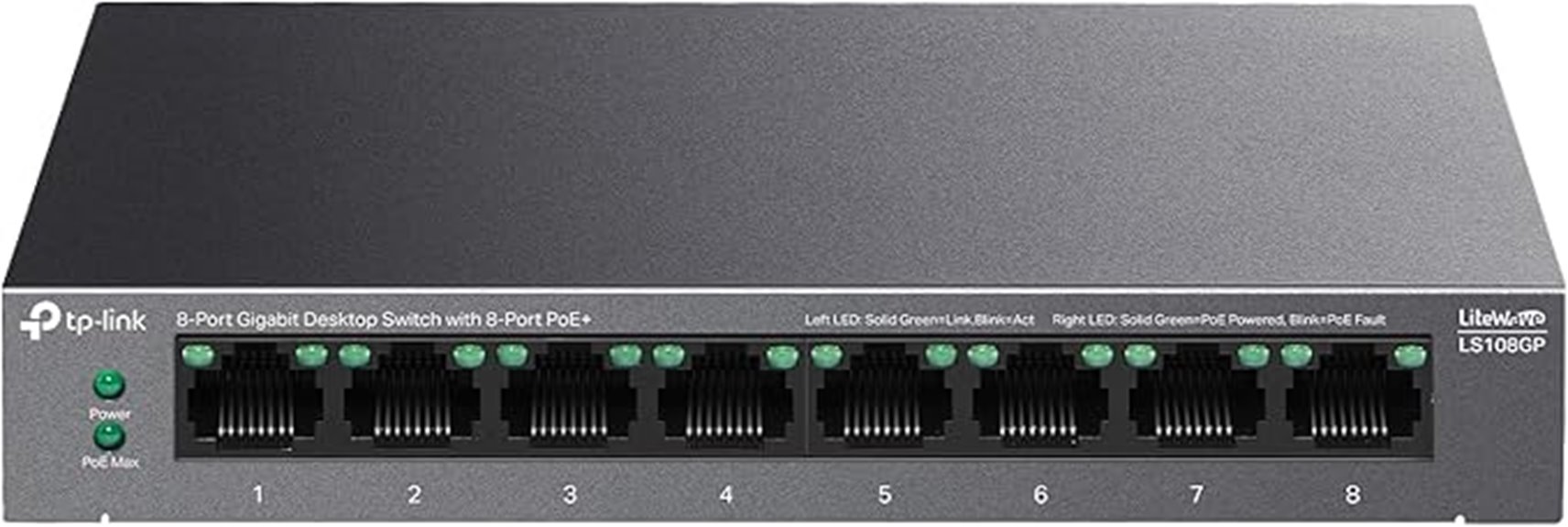 8 port poe switch