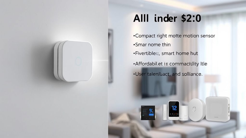 affordable effective motion sensors