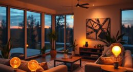 automatic evening home lighting