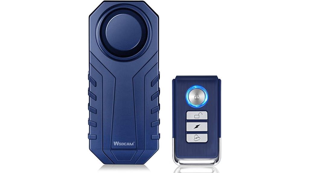 bike alarm with wireless sensor