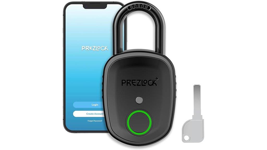 biometric app controlled lock