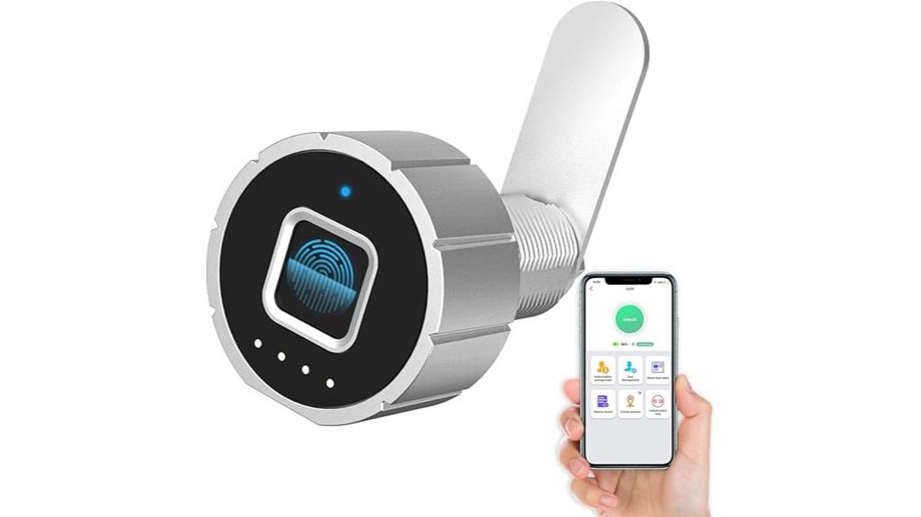 biometric cabinet lock set