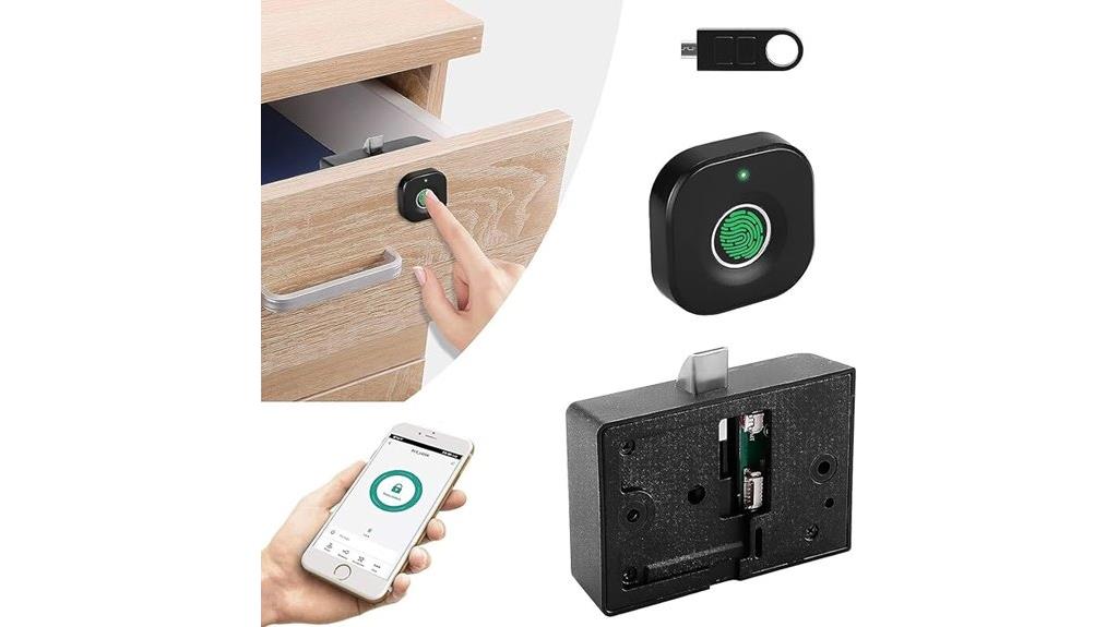 biometric fingerprint cabinet lock