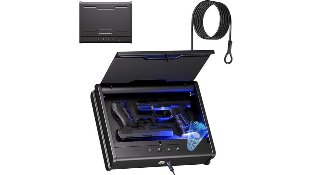 biometric handgun safe features