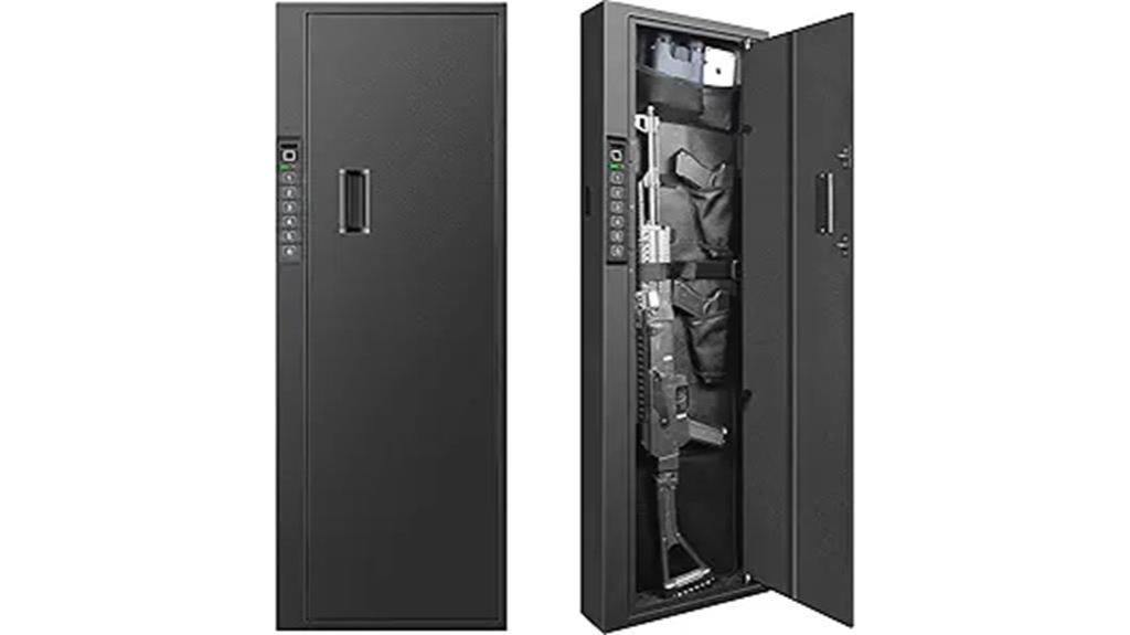 biometric rifle and pistol safe