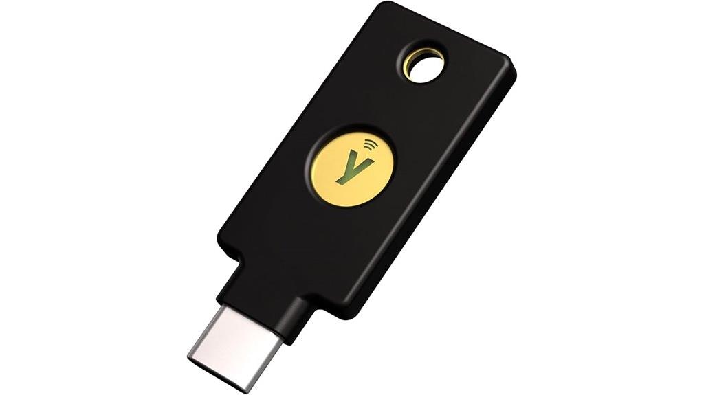black nfc security key