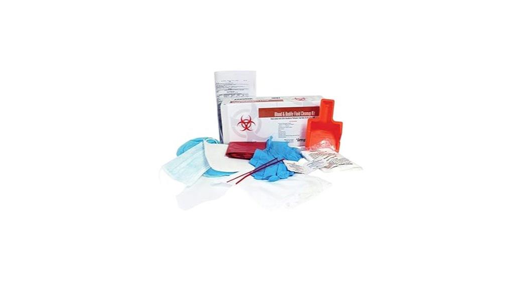 bloodborne pathogen cleanup kit