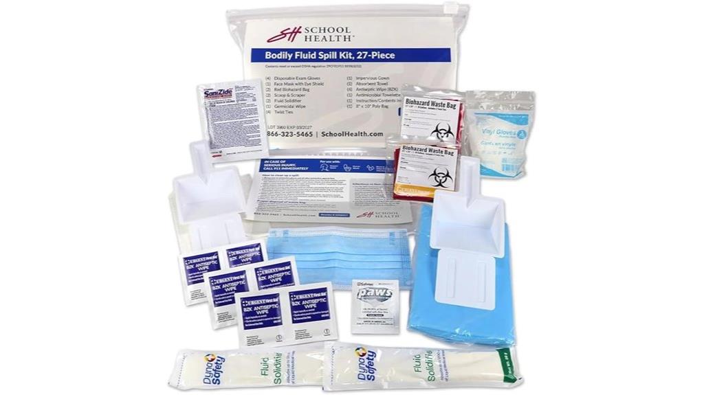 bodily fluid spill cleanup