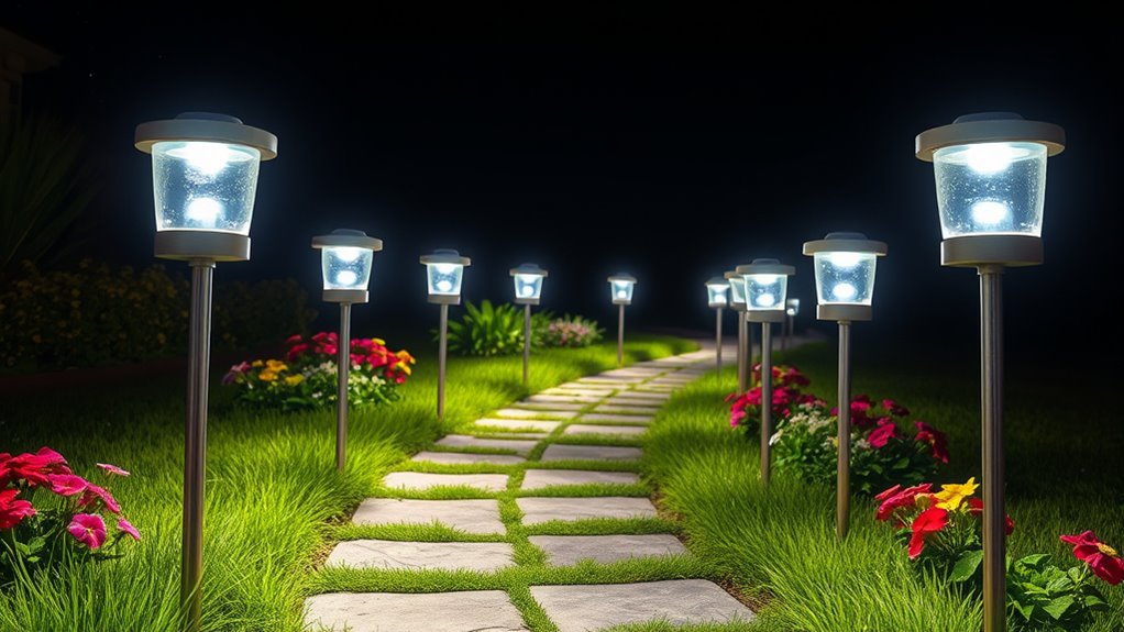 bright eco friendly pathway lighting