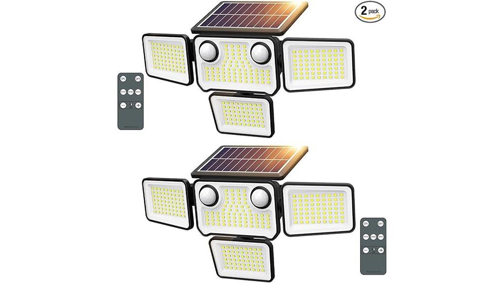 bright solar flood lights