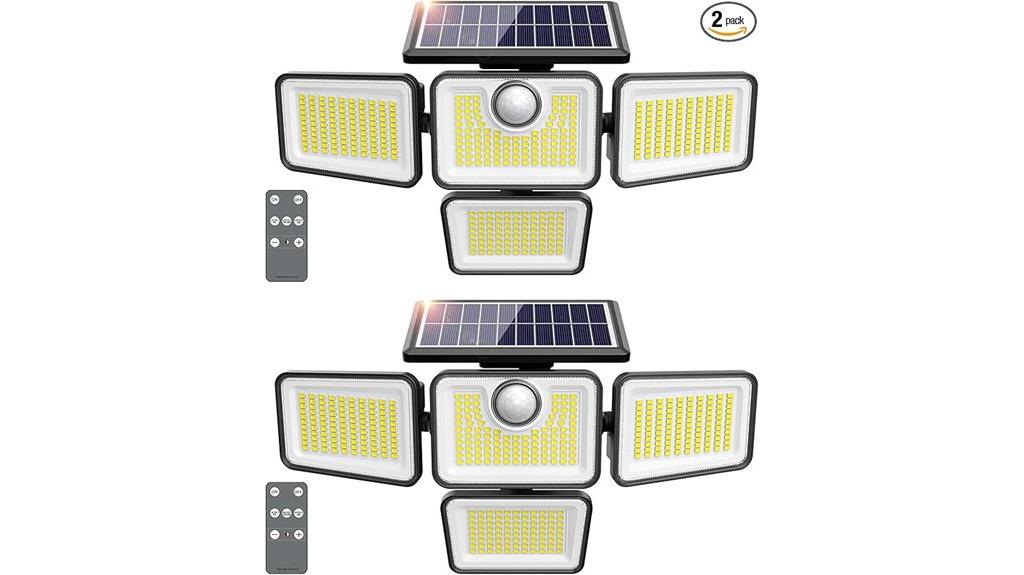 bright solar outdoor lights
