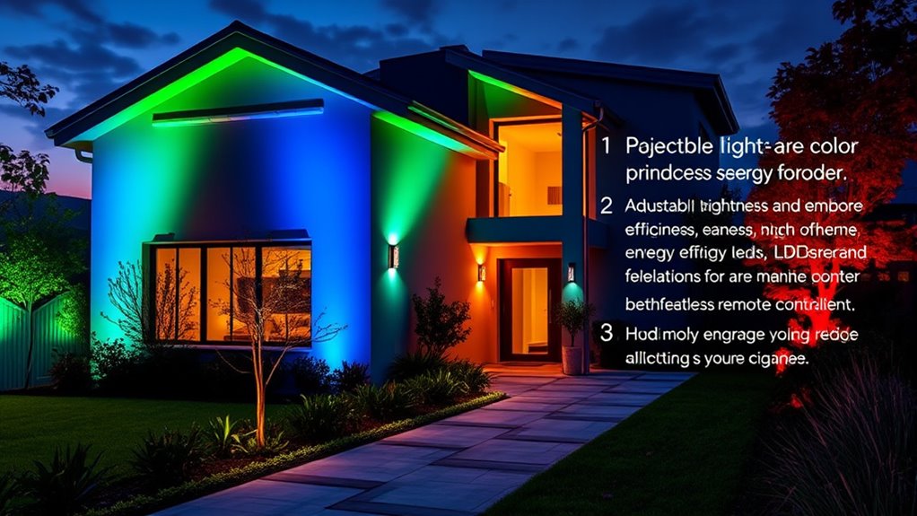 brightness weatherproof customization installation