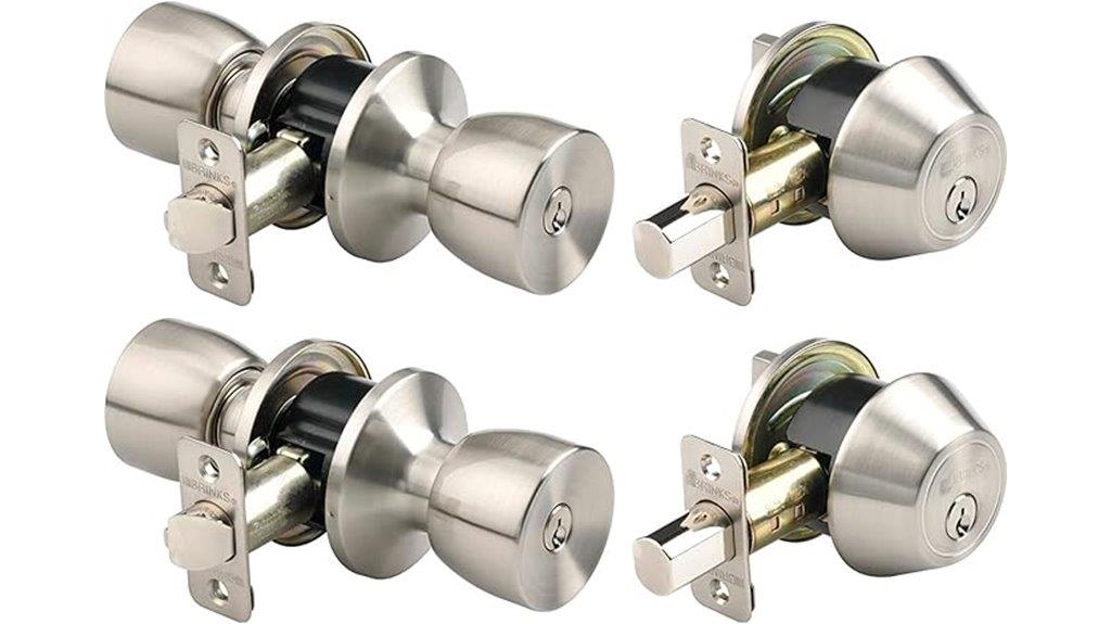 brinks keyed door set