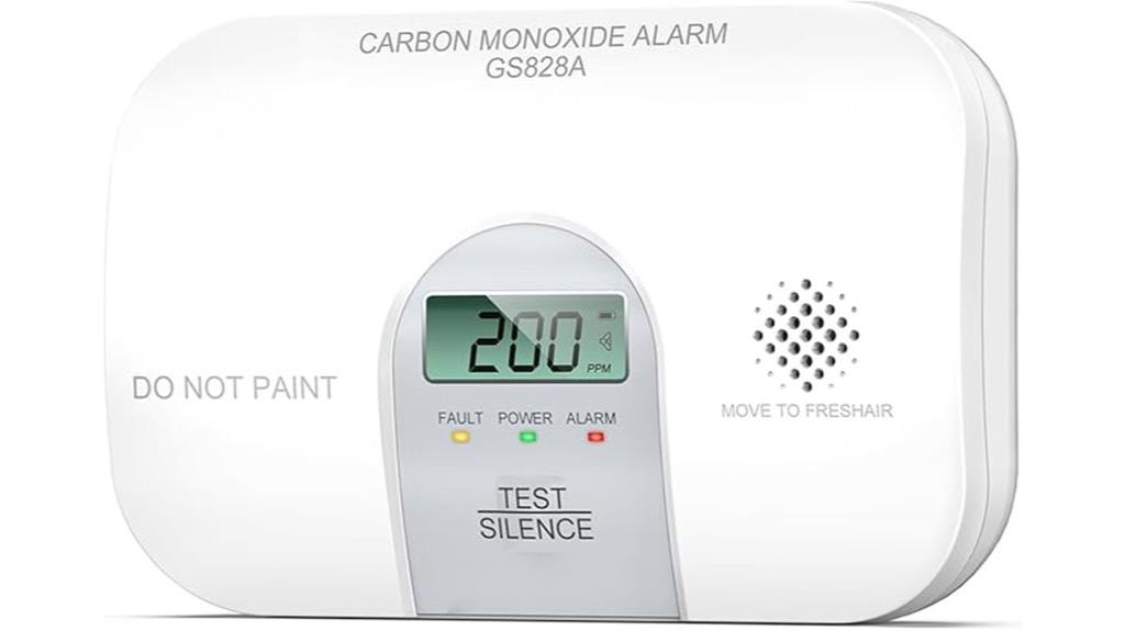 co detector with lcd