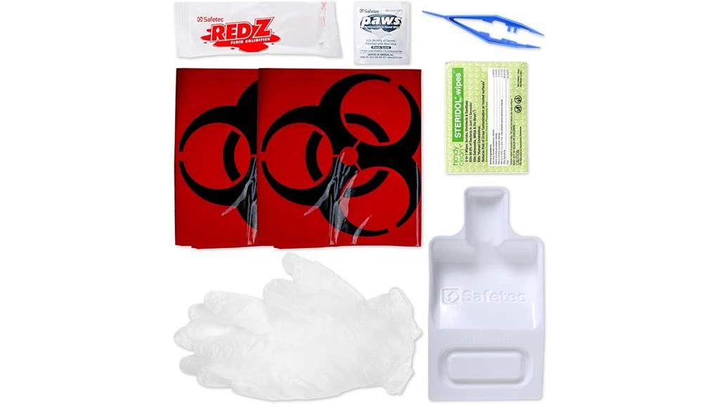 deluxe biohazard cleanup kit