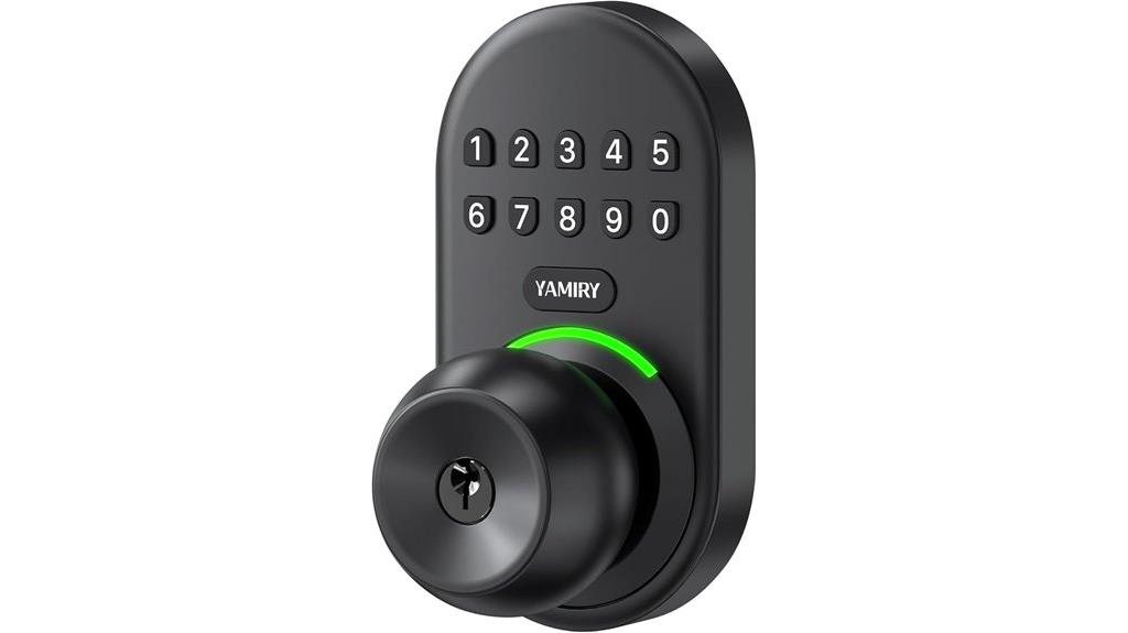 digital handle door lock