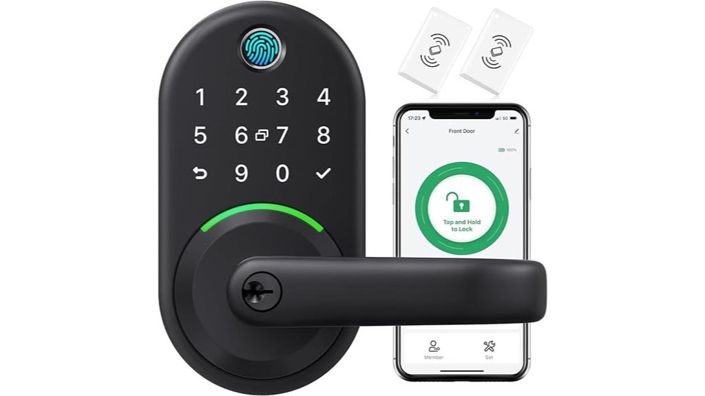digital keypad fingerprint lock