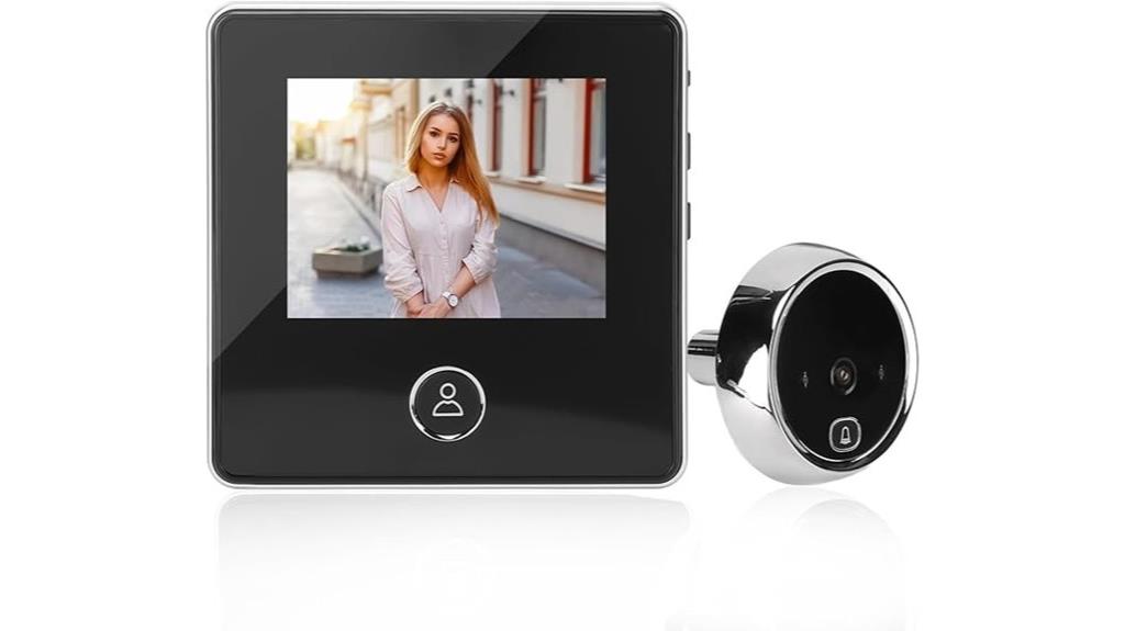 digital peephole door camera