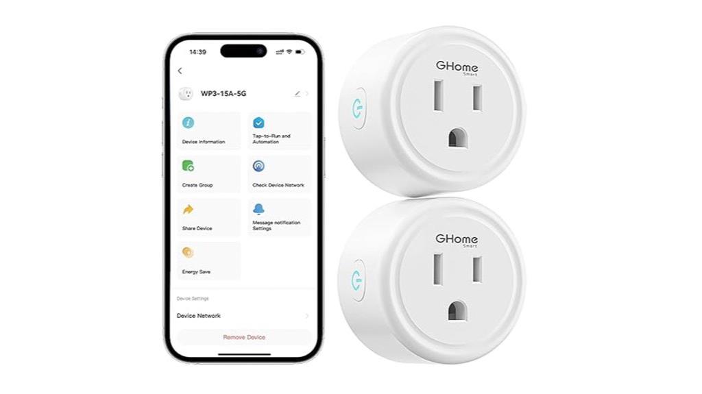 dual 15a wi fi outlets