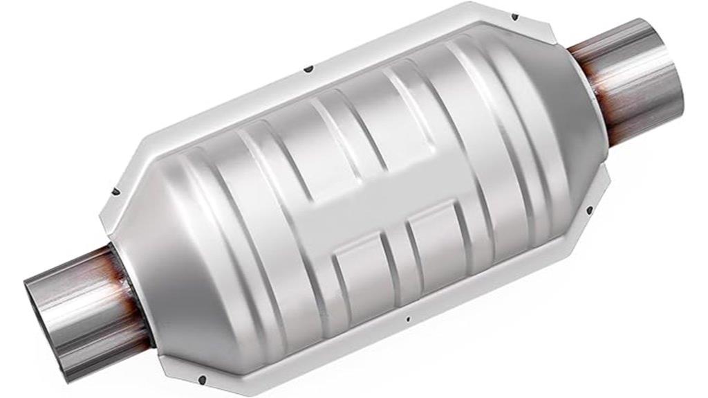 dual catalytic converters with shields