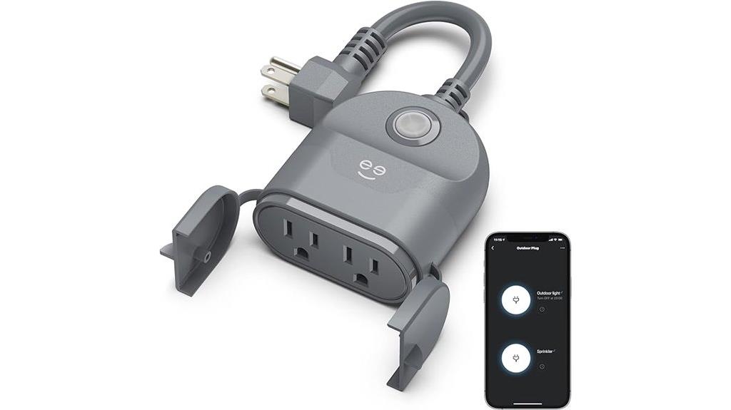 dual outlet wi fi smart plug