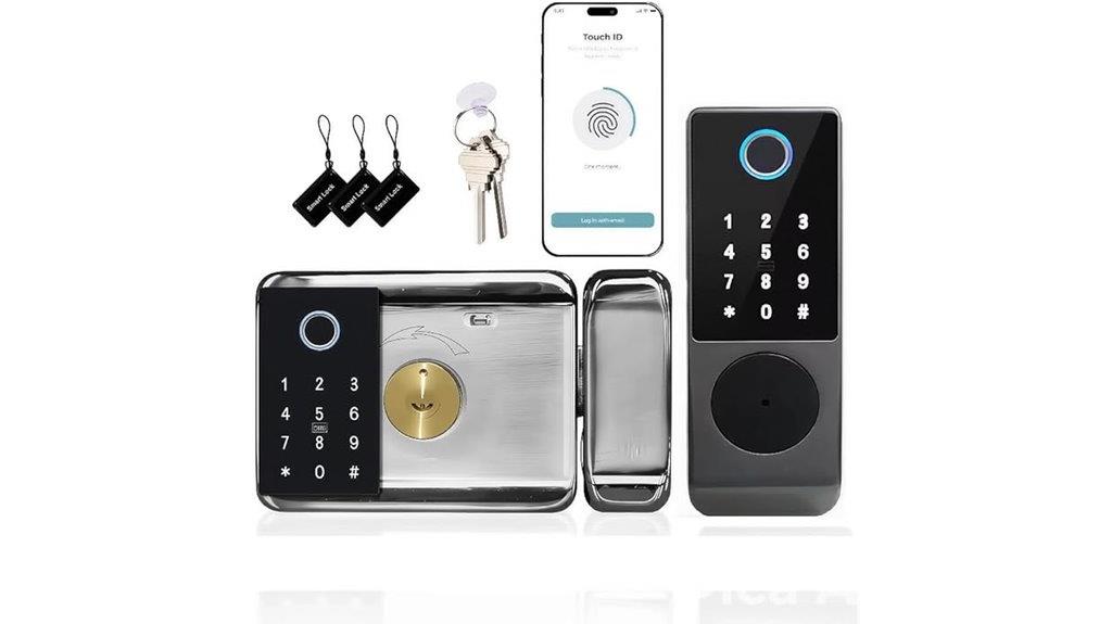 electronic outdoor fence lock
