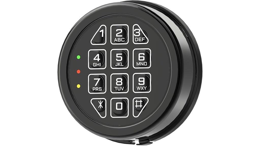 electronic safe lock keypad