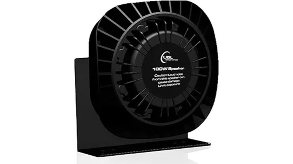 emergency vehicle siren speaker