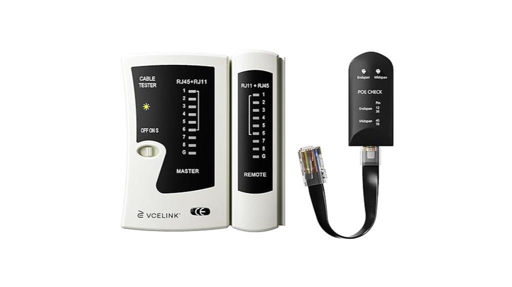 ethernet poe cable tester