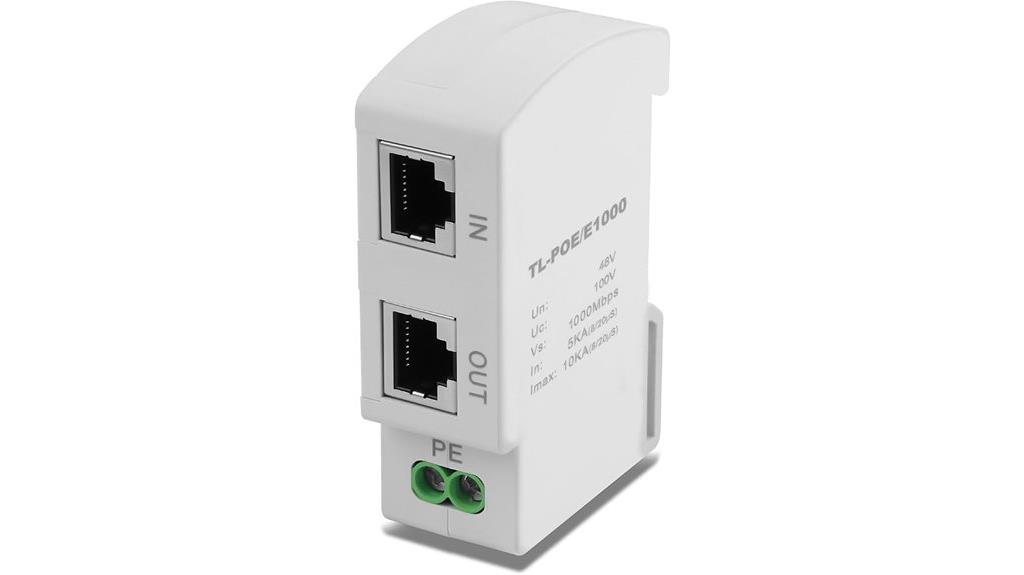 ethernet surge protector device