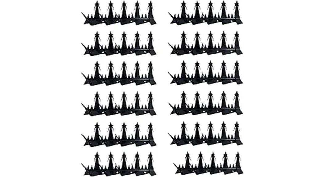 exterior wall security spikes