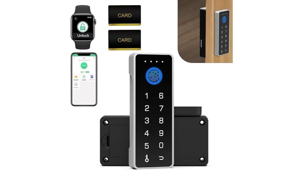 fingerprint and password lock