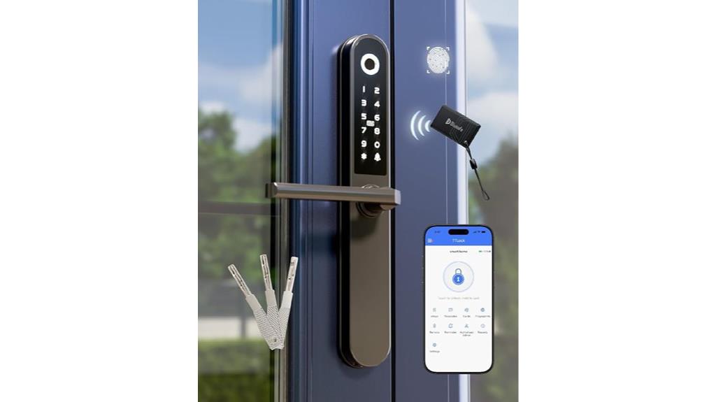 fingerprint enabled door lock