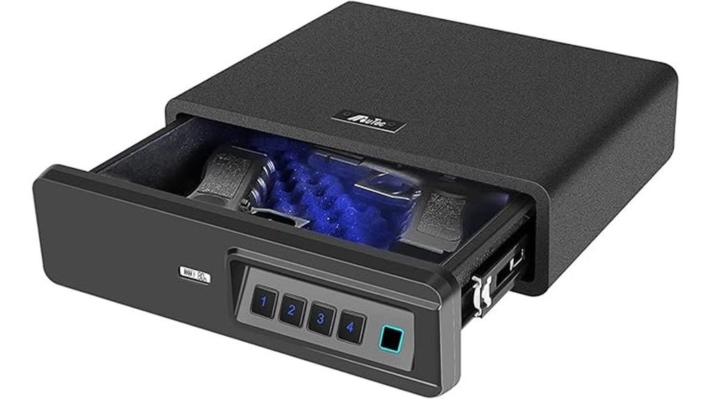 fingerprint safe for pistols