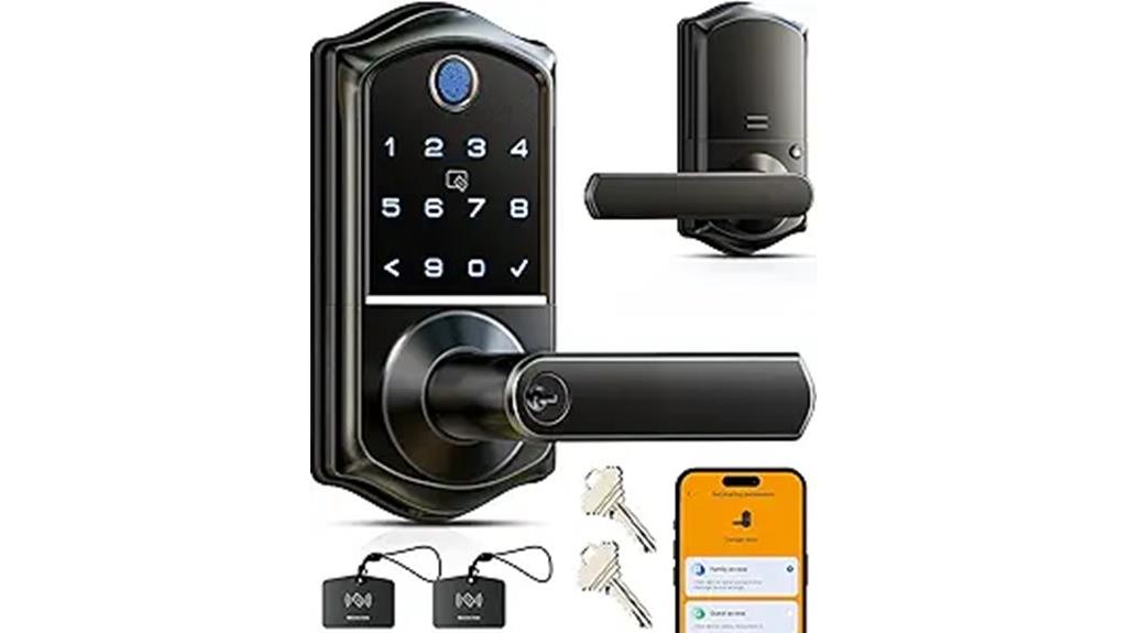 fingerprint smart lever lock