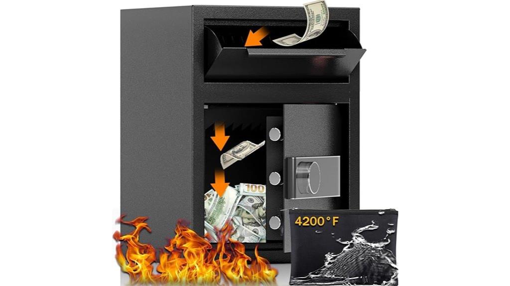 fireproof deposit safe