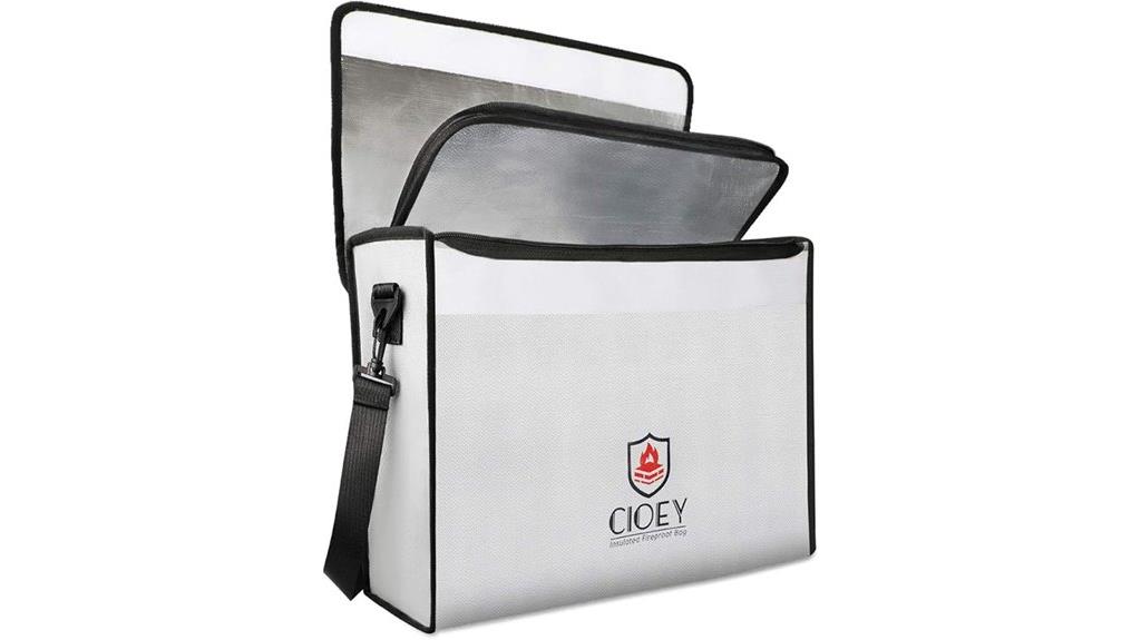 fireproof security storage bag