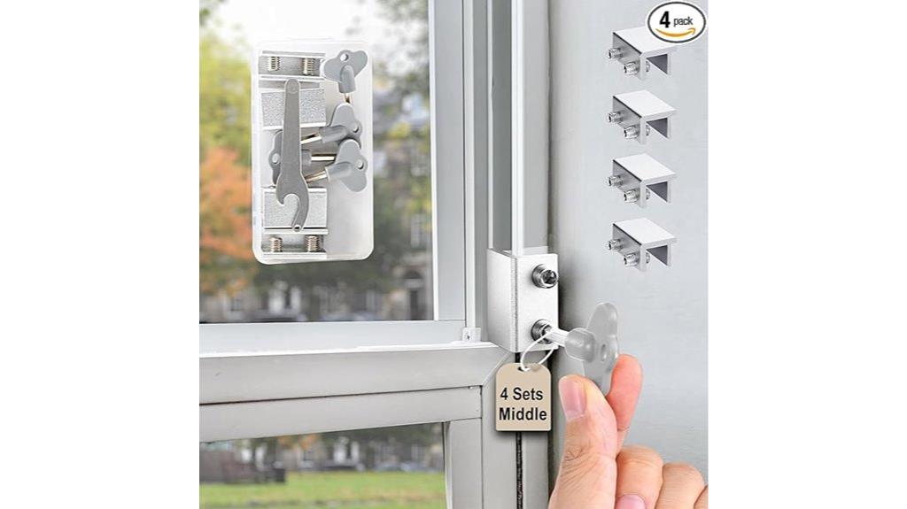 four lock sets included