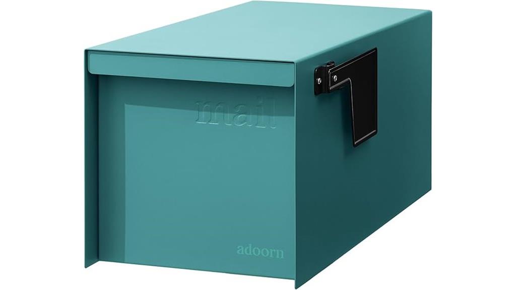 galvanized steel mailbox