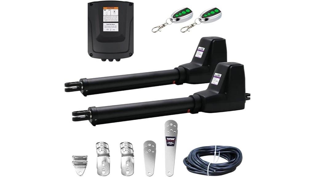 heavy duty dual swing gate opener