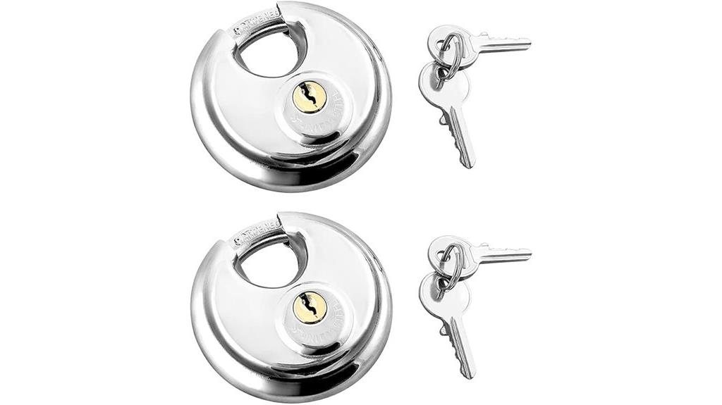 heavy duty keyed disc locks