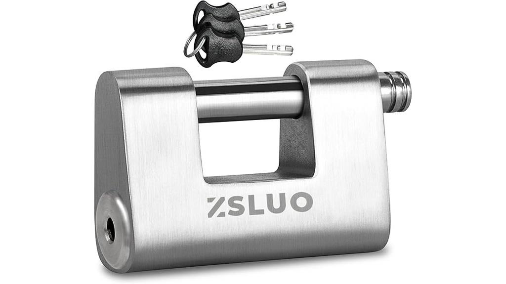 heavy duty padlock with keys