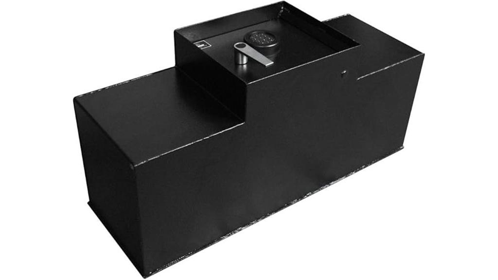 hidden electronic floor safe