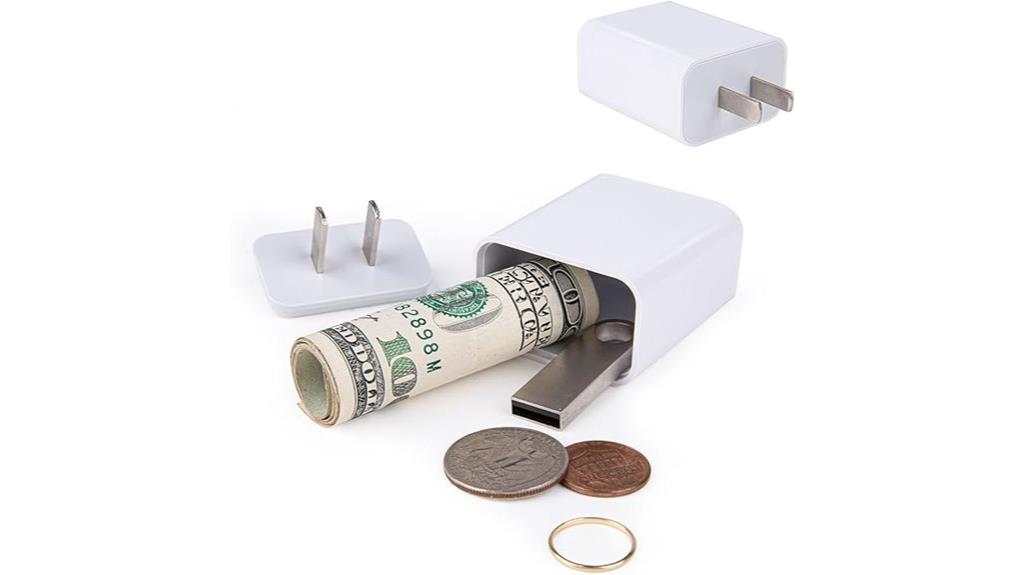 hidden safe plug storage