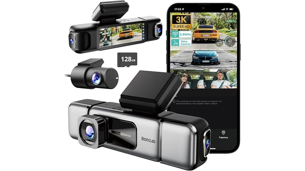 high resolution 4 channel dash cam