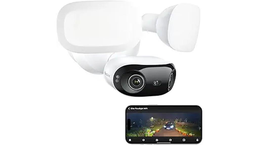 high resolution wifi floodlight camera