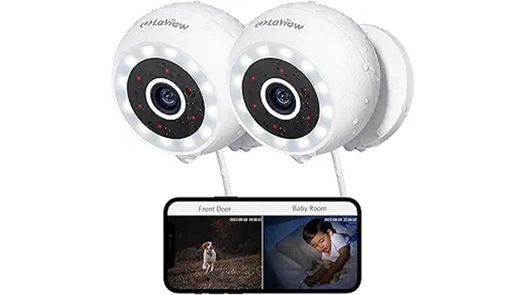 high resolution wired security camera