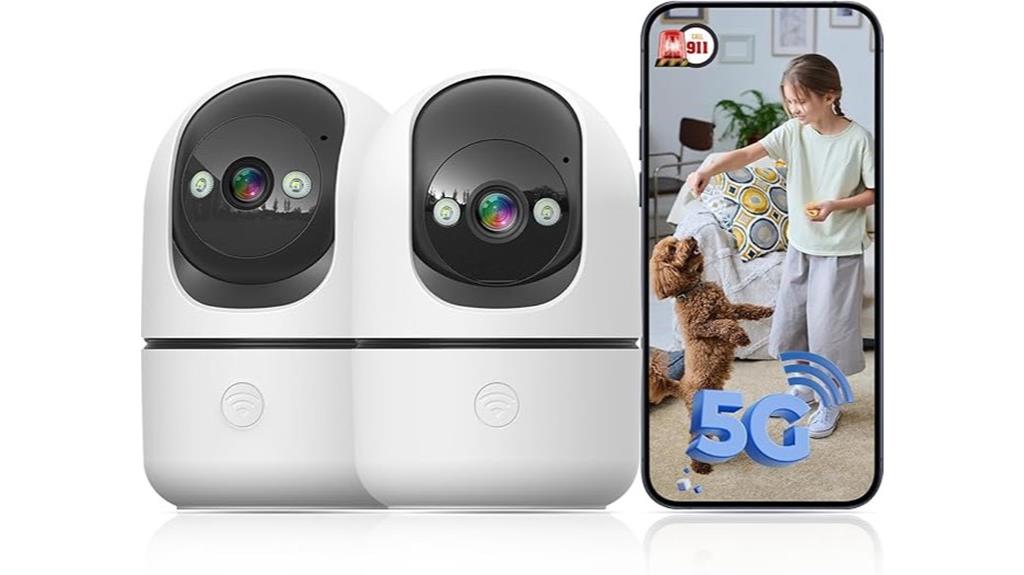 indoor 5g 2 4g wifi cameras