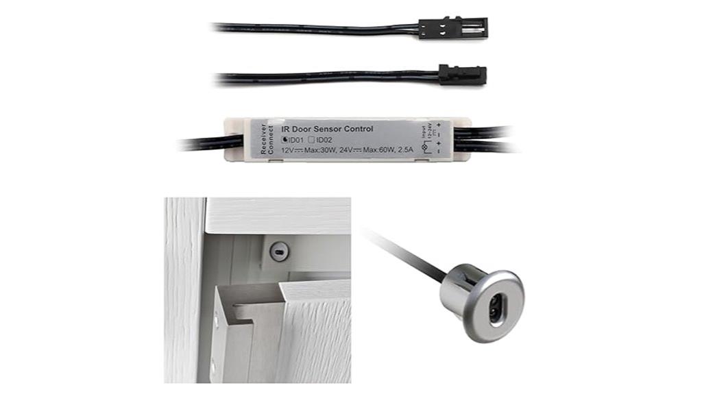infrared closet light switch